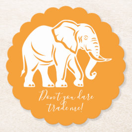 Porta-copo De Papel White Elephant Gag Gift