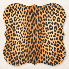Porta-copo De Papel Wild Leopard Energy – Bold Animal Print Fashion