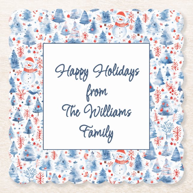 Porta-copo De Papel Wonderland (Frente)