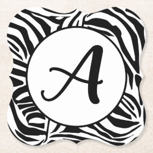 Porta-copo De Papel Zebra Pattern