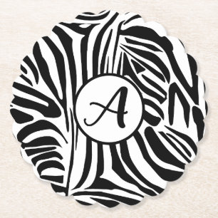 Porta-copo De Papel Zebra Pattern