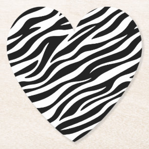 Porta-copo De Papel Zebra Stripes Padrão Sem Costura Impressão Animal-