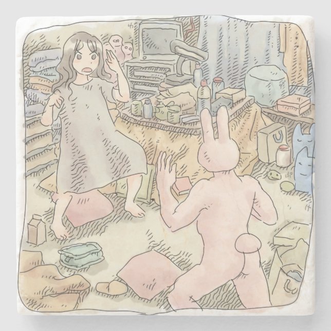 PORTA-COPO DE PEDRA さなしごじ (Frente)