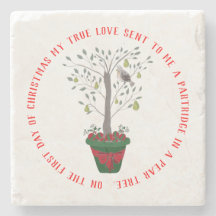 12 dias de partucho de Natal em árvore de pera