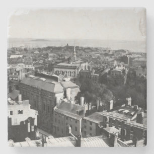 Porta-copo De Pedra 1859:  Uma vista de Boston que olha sul