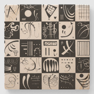 Porta-copo De Pedra 25 de Trinta Wassily Kandinsky