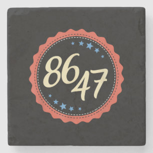 Porta-copo De Pedra 86 47 Anti Trump Engraçado