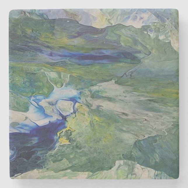 Porta-copo De Pedra A beleza da natureza (Frente)