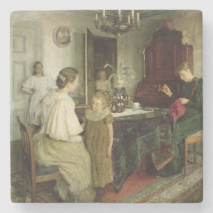 Porta-copo De Pedra A família do artista, 1895