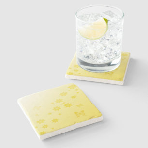 Porta-copo De Pedra A luz do sol floresce borboletas de n