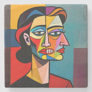 Porta-copo De Pedra A Máscara e o Monstro - Retrato de um Enganador