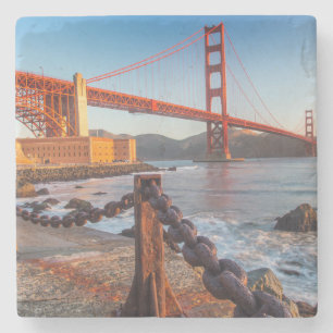 Porta-copo De Pedra A Ponte Golden Gate a partir de Fort Point