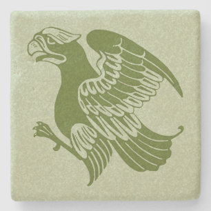 Porta-copo De Pedra A Porta copos da Pedra Eagle Marble de De Morgan