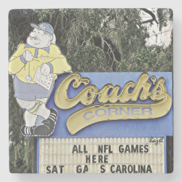 Porta-copo De Pedra A Porta copos da Pedra Savannah Marble, do canto d