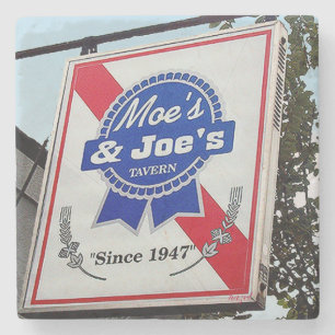 Porta-copo De Pedra A Porta copos de Moe & Joe's Atlanta, Moe's & Joe'