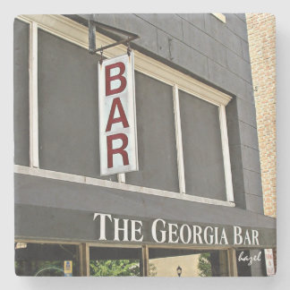 Porta-copo De Pedra A Porta copos Marble Georgia, Bar de Atenas Georgi