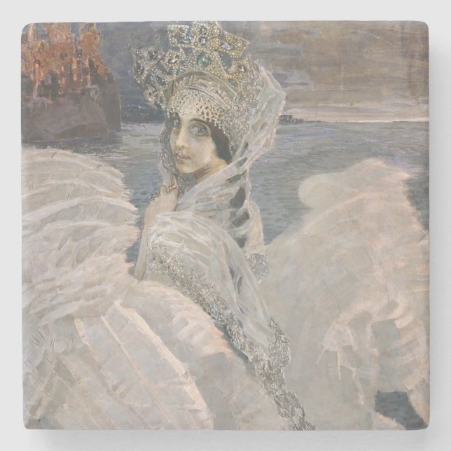 Porta-copo De Pedra A Princesa Swan (Frente)