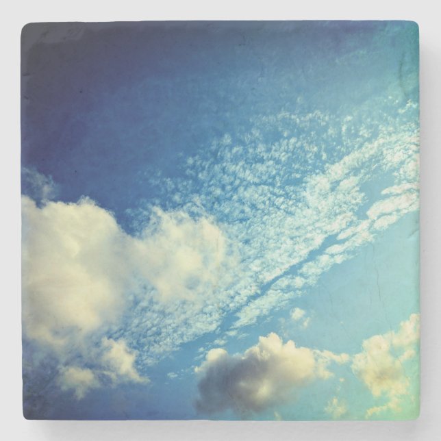 Porta-copo De Pedra A sprinkling of clouds (Frente)