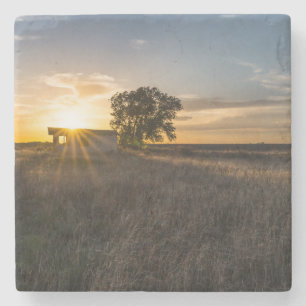 Porta-copo De Pedra Abandonado Shed Colorado Sunset Stone Porta copos