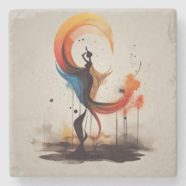 Porta-copo De Pedra aberto ao coração