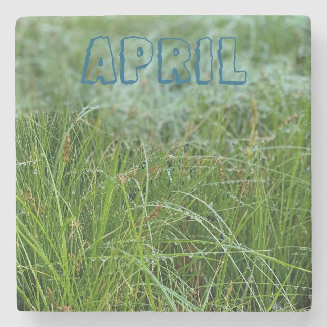 Porta-copo De Pedra Abril (Frente)