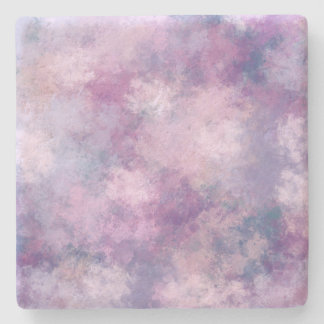 Porta-copo De Pedra Abstrato Azul, Lilac, Pintura em acrílico rosa