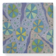 Abstrato Cósmica Azul e Cinza 