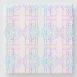 Porta-copo De Pedra Abstrato de entrelaçamento