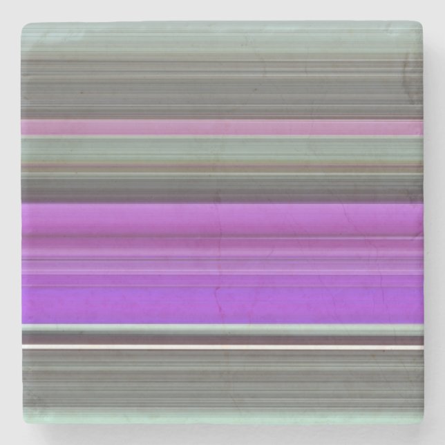 Porta-copo De Pedra Abstrato nº 1: Roxo e cinza (Frente)