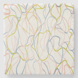 Porta-copo De Pedra Abstrato Whimsy Porta copos