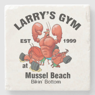 Porta-copo De Pedra Academia do Larry em Mussel Beach