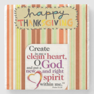 Porta-copo De Pedra Ação de Graças da Porta copos Marble Stone