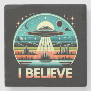 Porta-copo De Pedra Acredito - OVNI