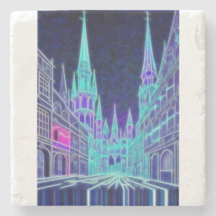 Porta-copo De Pedra Acrópole em curvas