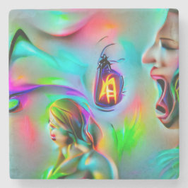 Porta-copo De Pedra Acusticófobia