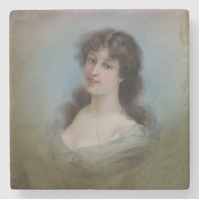 PORTA-COPO DE PEDRA ADICIONE SEU PRÓPRIO FOTO OU TEXTO (Frente)