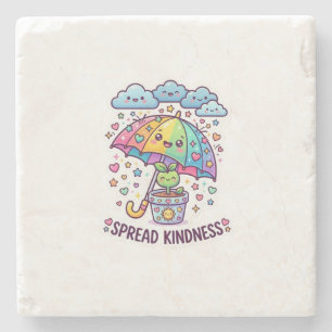 Porta-copo De Pedra Adorável Guarda-Chuva Kawaii Espalhe Bondade Plant