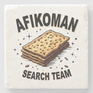 Porta-copo De Pedra Afikoman equipe de busca Hanukkah Comidas Judaica