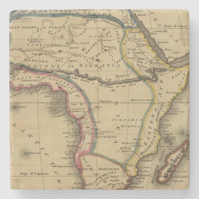 Porta-copo De Pedra África 30 (Frente)