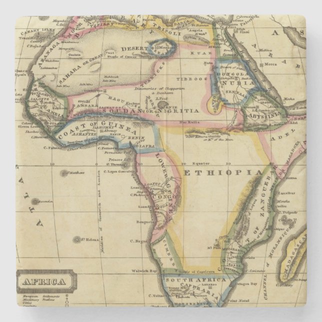 Porta-copo De Pedra África 7 (Frente)