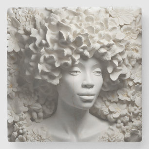 Porta-copo De Pedra Afro-americana Rainha Negra Melanin Poppin