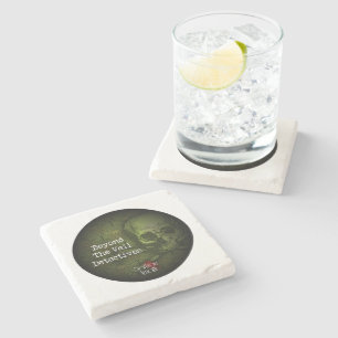 Porta-copo De Pedra Além Da Porta copos De Déctivos De Véu (Quadrado)