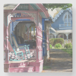 Porta-copo De Pedra Algodão em Fila - Vinha de Martha