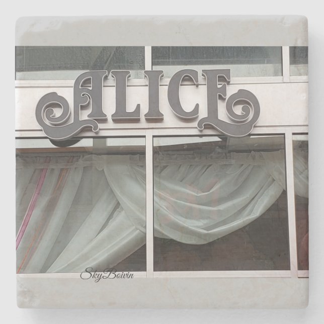 Porta-copo De Pedra Alice compra (Frente)