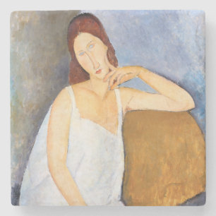 Porta-copo De Pedra Amedeo Modigliani - Jeanne Hebuterne