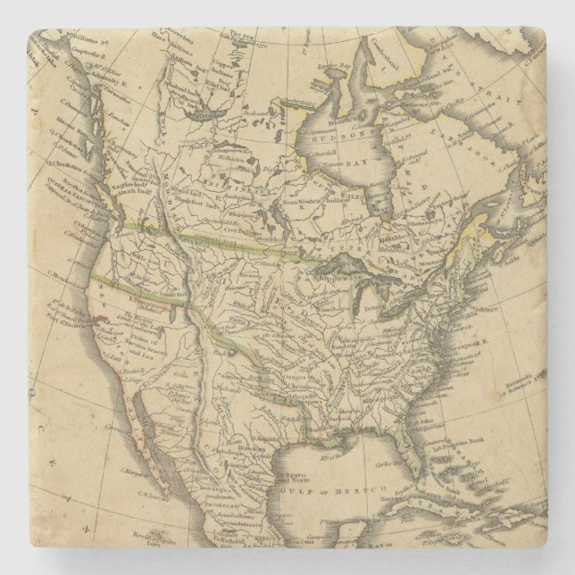 Porta-copo De Pedra America do Norte 7 (Frente)