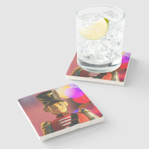 Porta-copo De Pedra Amigo soldadinho de brinquedo clássico de Natal do