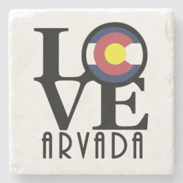 Porta-copo De Pedra AMOR Arvada Colorado