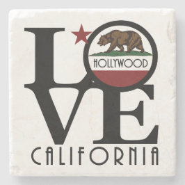 Porta-copo De Pedra AMOR Hollywood California