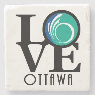 Porta-copo De Pedra AMOR Ottawa